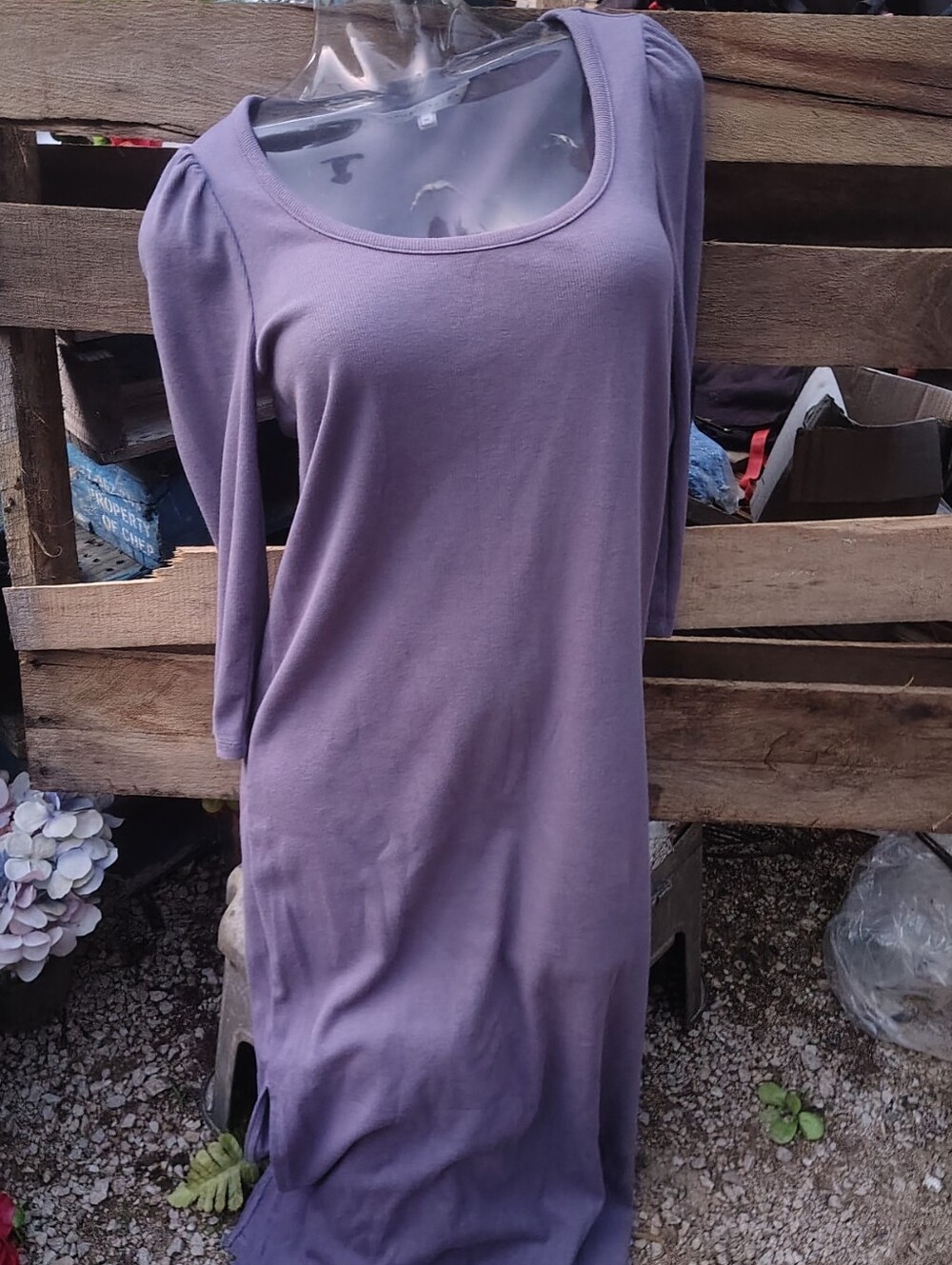 The Nines by HATCH Lavender Purple Maxi Dress